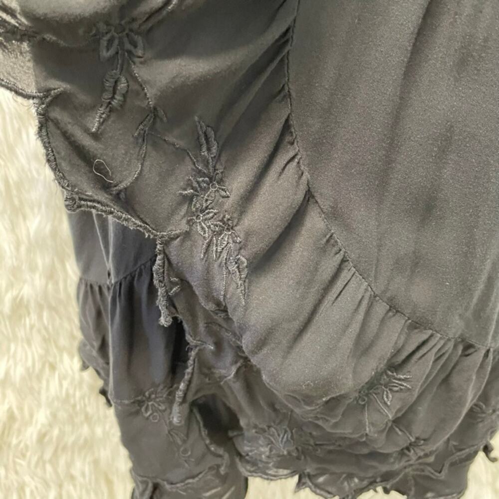 Free People Black Fair Cut Out Dress Size 6 - Picture 5 of 14